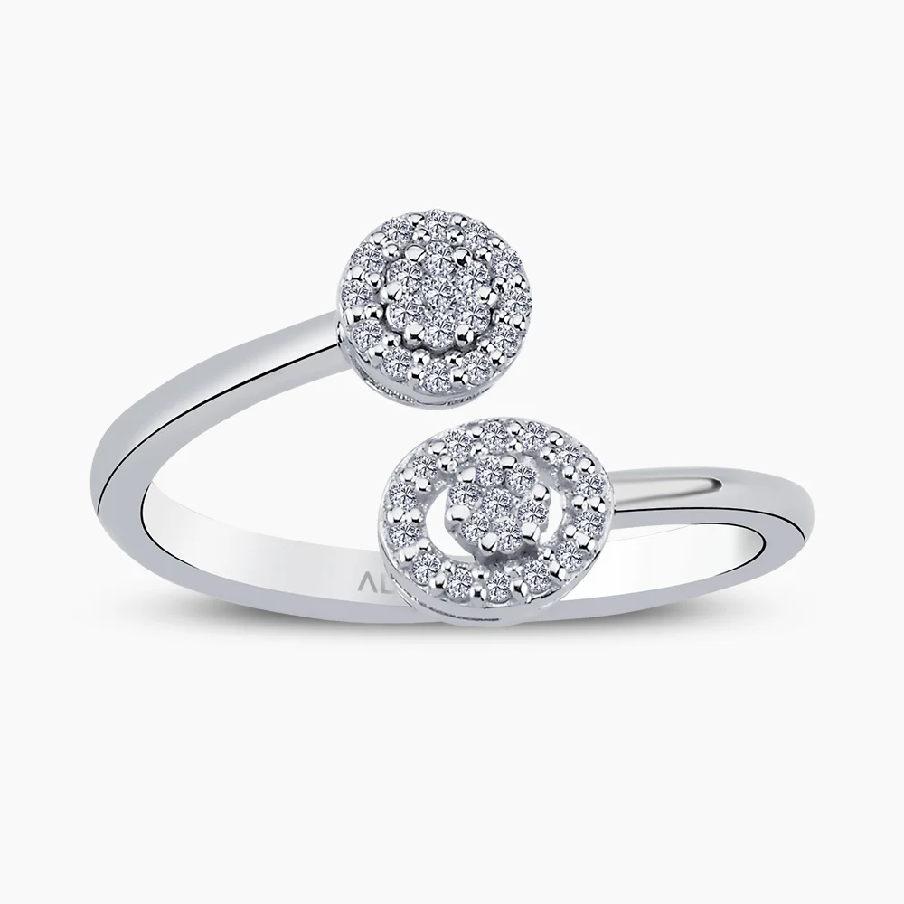 Beyaz Altın 0.20 Karat Pırlanta Yüzük